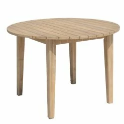 Schlussverkauf 👏 5-teilige Tischgruppe RAPALLO ARVADA - Akazie massiv - grau - Ø 110 cm ⌛ -Angebote Garten Store 9004380200 03 1600Wx1600H