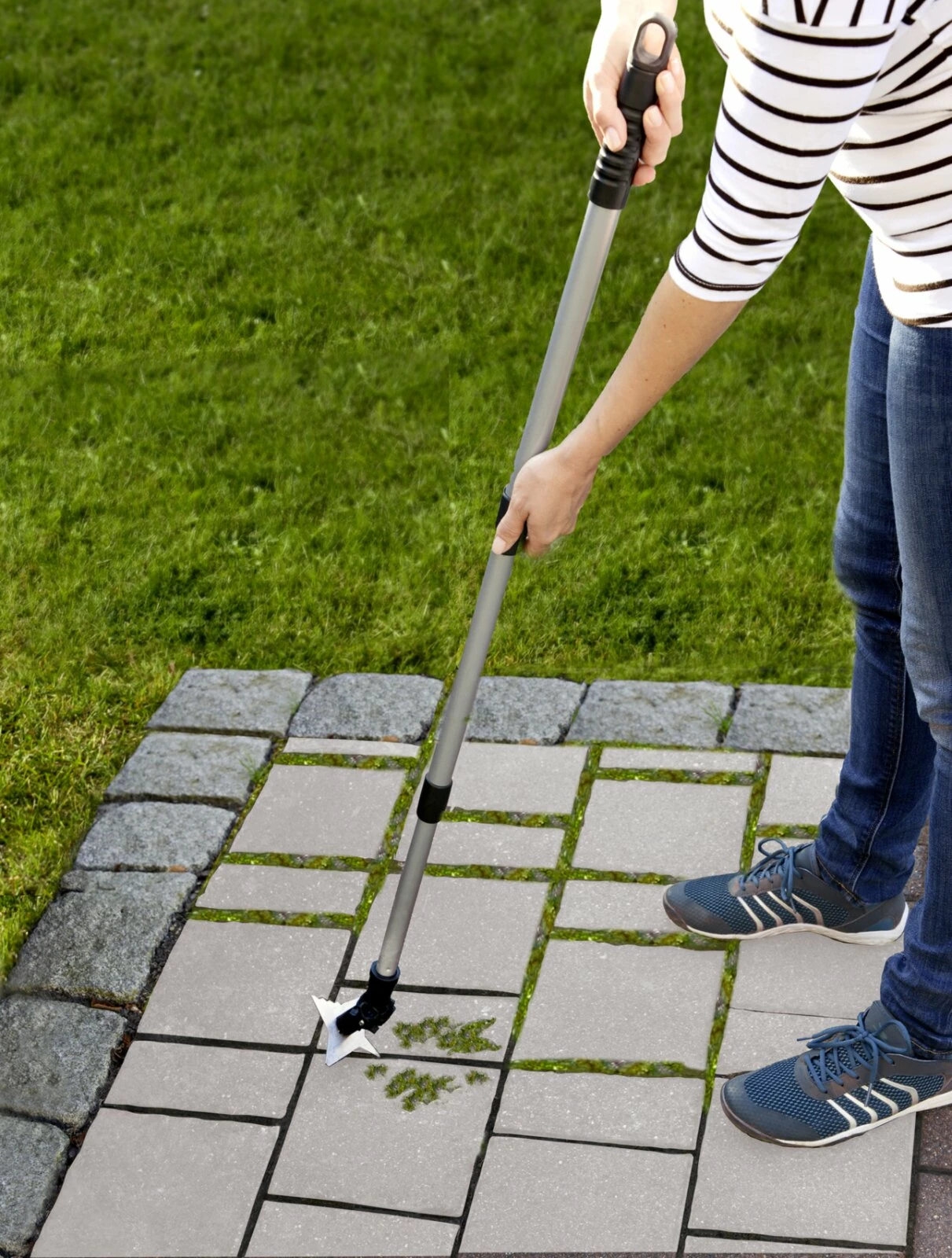 Am billigsten 👏 WENKO 4-Zack-Fugenkratzer - Edelstahl - mit Teleskopstiel 🔥 4 Am billigsten 👏 WENKO 4-Zack-Fugenkratzer - Edelstahl - mit Teleskopstiel 🔥 – Bild 2