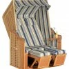 Großhandel 🥰 Strandkorb RUSTIKAL 50 Plus - blau-grau - beige 👍 -Angebote Garten Store 9004384000 1600Wx1600H