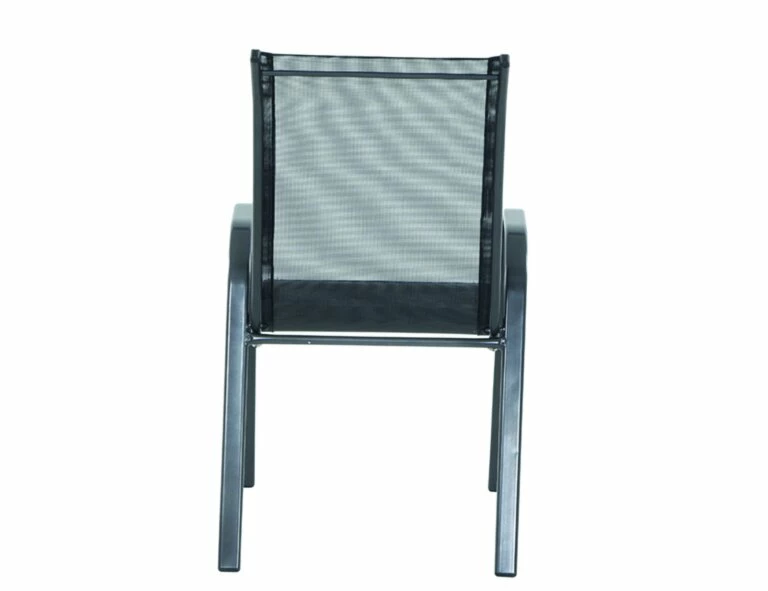 Auslauf 🧨 6er-Set Stapelsessel SATURN - anthrazit - Aluminium 🎉 6 Auslauf 🧨 6er-Set Stapelsessel SATURN - anthrazit - Aluminium 🎉 – Bild 4