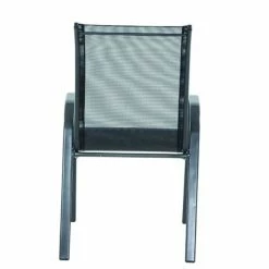 Brandneu ⭐ 4er-Set Gartenstühle SATURN - anthrazit - stapelbar ⌛ -Angebote Garten Store 9004420900 04 1600Wx1600H