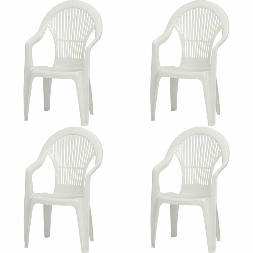 Top 10 🥰 4er-Set Gartentisch VEGA - weiß - Kunststoff - stapelbar 🧨 3 Top 10 🥰 4er-Set Gartentisch VEGA - weiß - Kunststoff - stapelbar 🧨