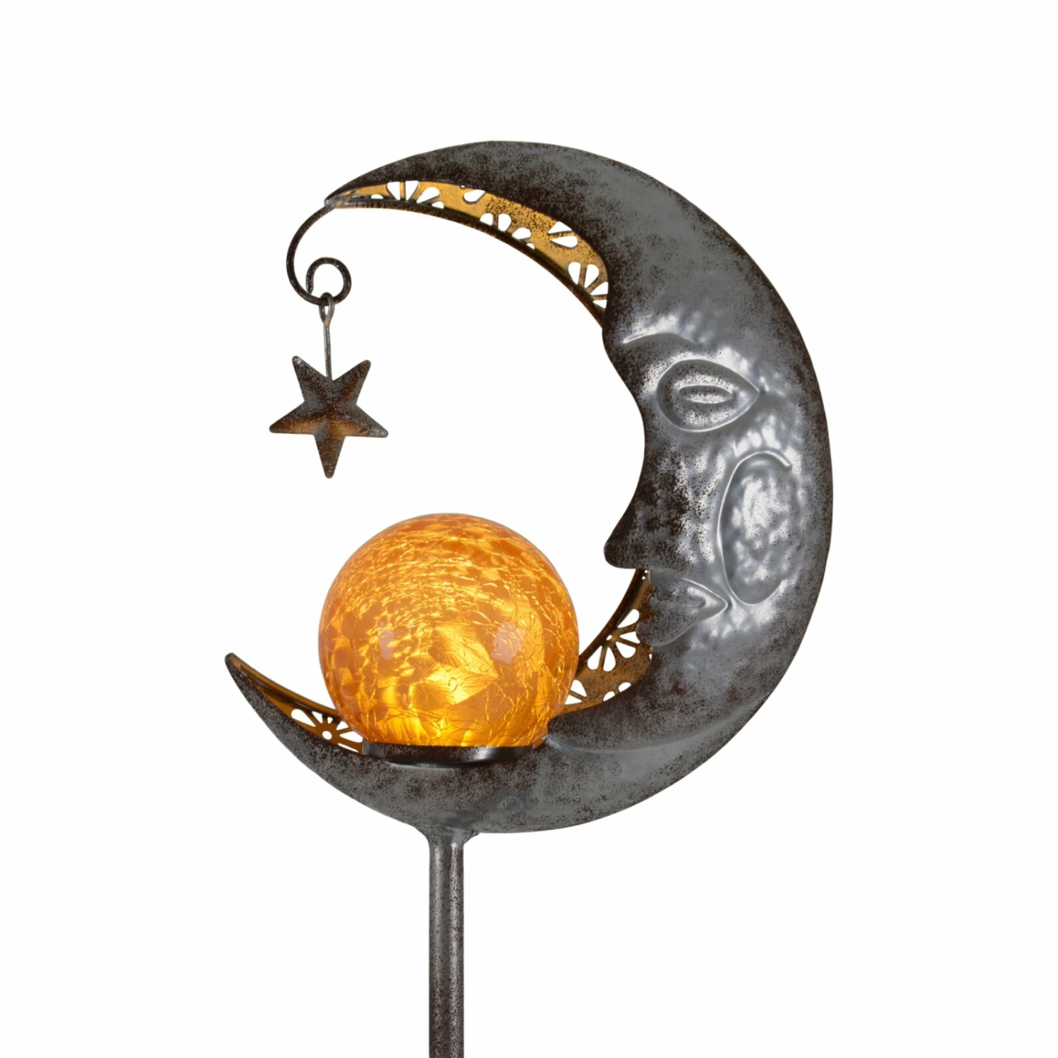 Brandneu 🛒 LED-Solarleuchte Mond - silber - 85,7 cm 🧨 5 Brandneu 🛒 LED-Solarleuchte Mond - silber - 85,7 cm 🧨 – Bild 3