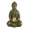 Neu 🌟 LED-Deko-Solarleuchte Buddha - goldfarben 👏
