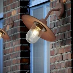 Am billigsten 😀 LED-Wandleuchte - rostfarben - Ø 30 cm 👍 -Angebote Garten Store 9004458800 03 1600Wx1600H