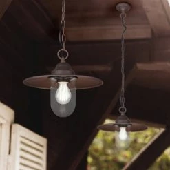 Blitzangebot 👏 Pendelleuchte - rostfarbig - 120 cm 🛒 -Angebote Garten Store 9004459100 04 1600Wx1600H