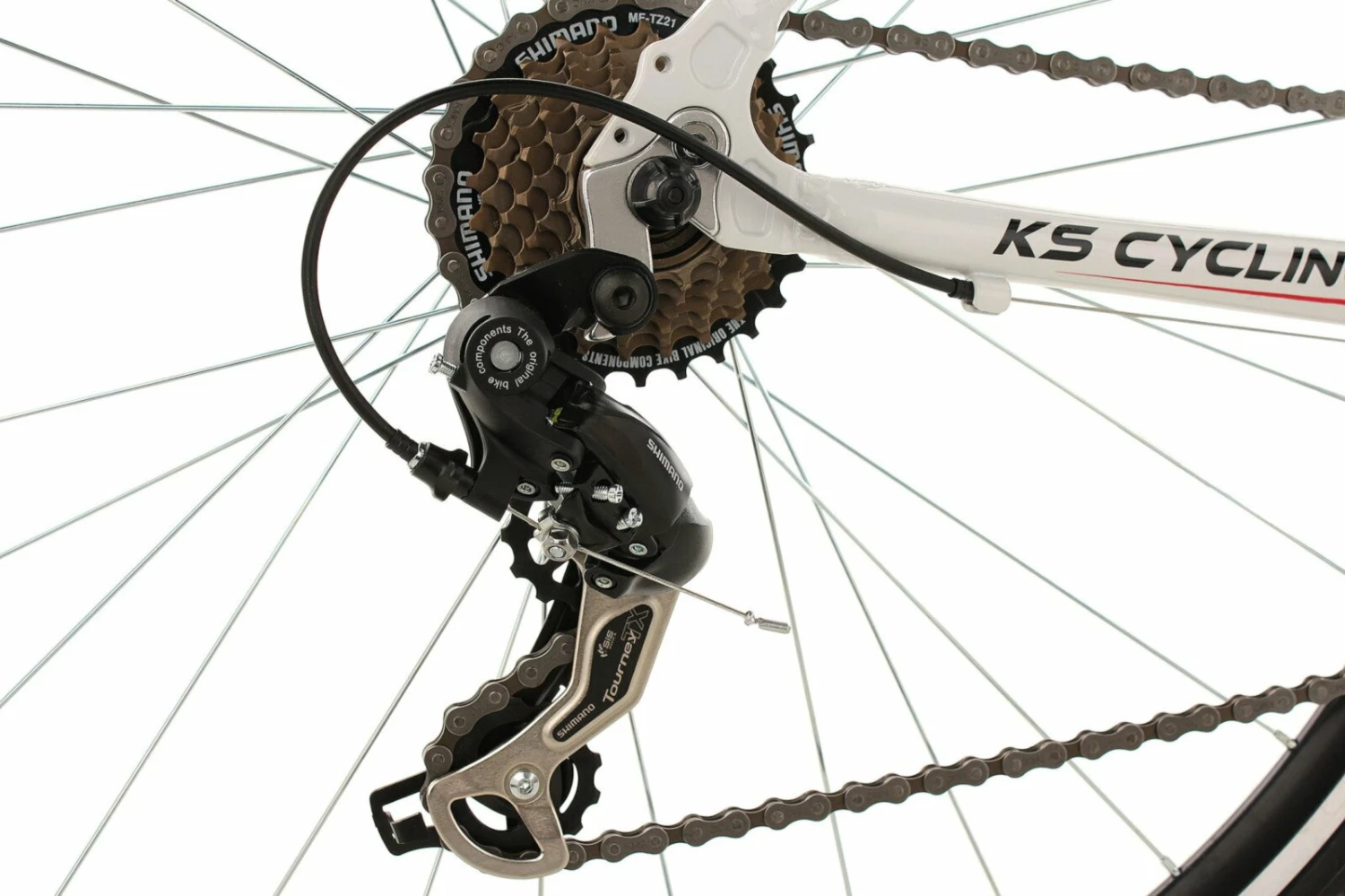 Coupon 🎉 KS Cycling Fitnessbike Lightspeed 28'' - weiß - 58 cm Rahmenhöhe 🎉 5 Coupon 🎉 KS Cycling Fitnessbike Lightspeed 28'' - weiß - 58 cm Rahmenhöhe 🎉 – Bild 3