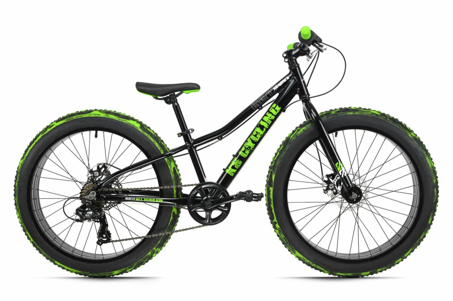 Budget 👏 Fatbike Jugendfahrrad Crusher 24'' - schwarz - 30 cm Rahmenhöhe ✨ 3 Budget 👏 Fatbike Jugendfahrrad Crusher 24'' - schwarz - 30 cm Rahmenhöhe ✨