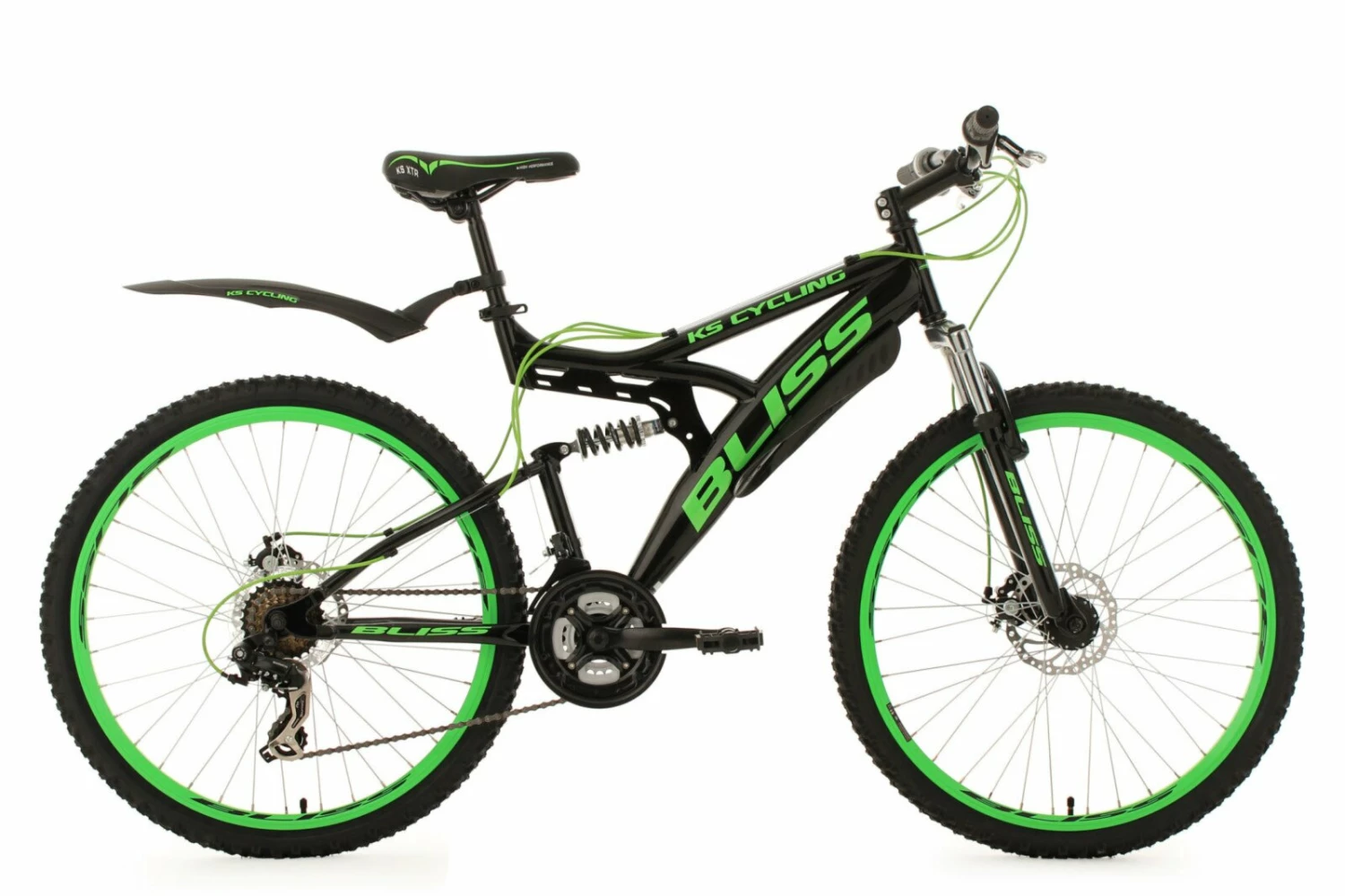 Bestpreis ✔️ KS Cycling Mountainbike Fully BLISS 26'' - schwarz-grün 🔔 3 Bestpreis ✔️ KS Cycling Mountainbike Fully BLISS 26'' - schwarz-grün 🔔