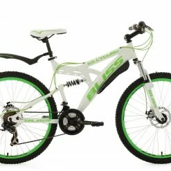 Brandneu 🎁 KS Cycling Mountainbike Fully BLISS 26'' - weiß-grün 🌟