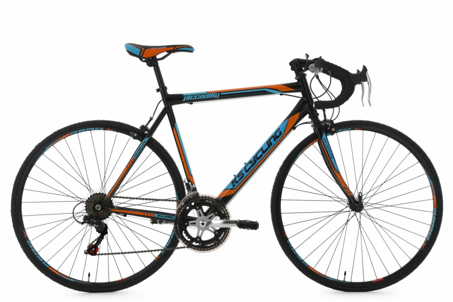 Am billigsten 🧨 KS Cycling Rennrad Piccadilly 28'' - schwarz-orange-blau - 56 cm 😀 3 Am billigsten 🧨 KS Cycling Rennrad Piccadilly 28'' - schwarz-orange-blau - 56 cm 😀