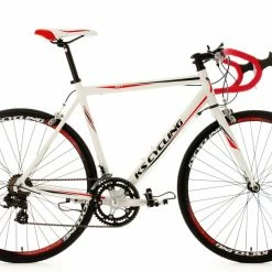 Angebote ⌛ KS Cycling Rennrad Euphoria 28'' - weiß-rot - Rahmenhöhe 55 cm 🛒