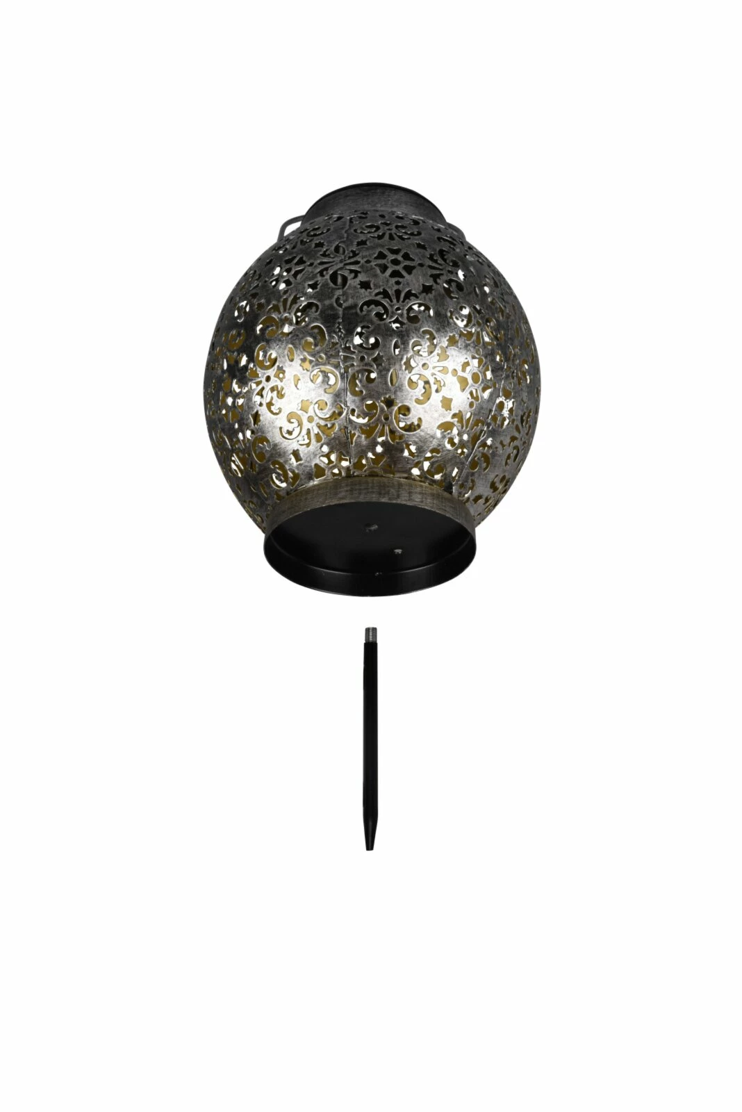 Schlussverkauf ⌛ Solar-Tischleuchte - silber-antik - 39 cm hoch 🤩 5 Schlussverkauf ⌛ Solar-Tischleuchte - silber-antik - 39 cm hoch 🤩 – Bild 3