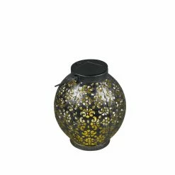 Schlussverkauf ⌛ Solar-Tischleuchte - silber-antik - 39 cm hoch 🤩