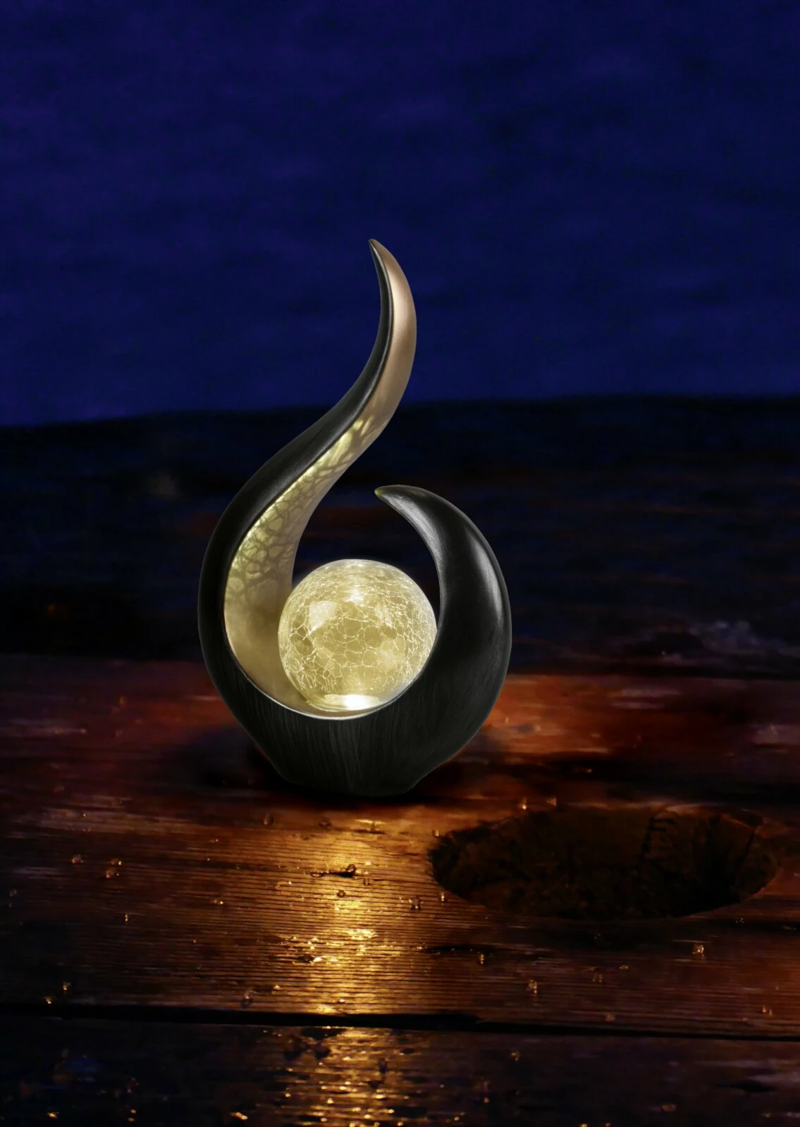 Bestes Angebot 😍 Solar-Tischleuchte - anthrazit - 34 cm hoch 🔥 5 Bestes Angebot 😍 Solar-Tischleuchte - anthrazit - 34 cm hoch 🔥 – Bild 3