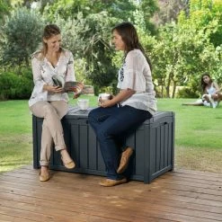Besorgen 🔔 Auflagen- und Universalbox - anthrazit-graphit - 390 Liter 🌟 -Angebote Garten Store 9004826400 04 1600Wx1600H