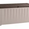 Bestpreis 🧨 Auflagen- und Aufbewahrungsbox - beige-braun - 340 Liter 🥰 -Angebote Garten Store 9004826600 1600Wx1600H