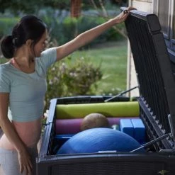 Blitzangebot 👍 Auflagenbox - anthrazit - 400 Liter 😉 -Angebote Garten Store 9004826700 04 1600Wx1600H