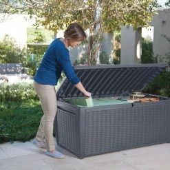 Bester Verkauf ⭐ Aufbewahrungsbox - anthrazit-graphit - 511 Liter 🥰 -Angebote Garten Store 9004826900 03 1600Wx1600H