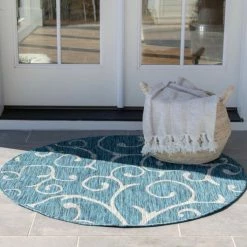 Rabatt 🤩 In-/Outdoorteppich OUTDOOR BEAUTIES - blaugrün - Ø 122 cm 🛒 8 Rabatt 🤩 In-/Outdoorteppich OUTDOOR BEAUTIES - blaugrün - Ø 122 cm 🛒 -Angebote Garten Store 9004898700 03 1600Wx1600H