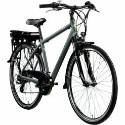 Aktion ✔️ Zündapp Elektro Herren-Trekkingrad Z802 - grau-grün - 48 cm 👏