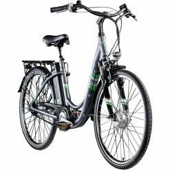 Aktion ⌛ Zündapp Elektro-Damenrad GREEN 3.7 - grau - 26" ❤️