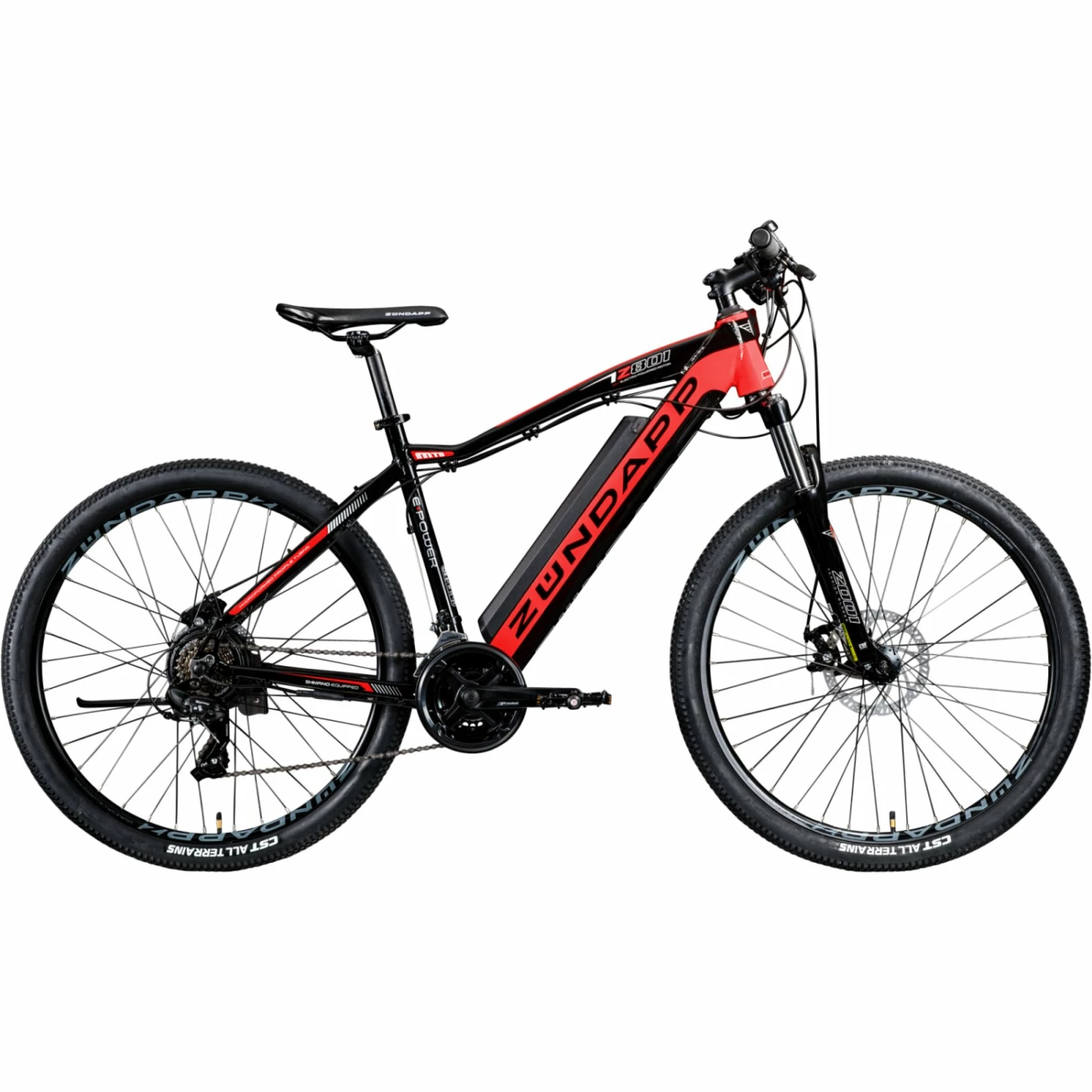 Blitzangebot 🤩 Zündapp Elektro Mountainbike Z801 - schwarz-rot - 48 cm 🛒 4 Blitzangebot 🤩 Zündapp Elektro Mountainbike Z801 - schwarz-rot - 48 cm 🛒 – Bild 2