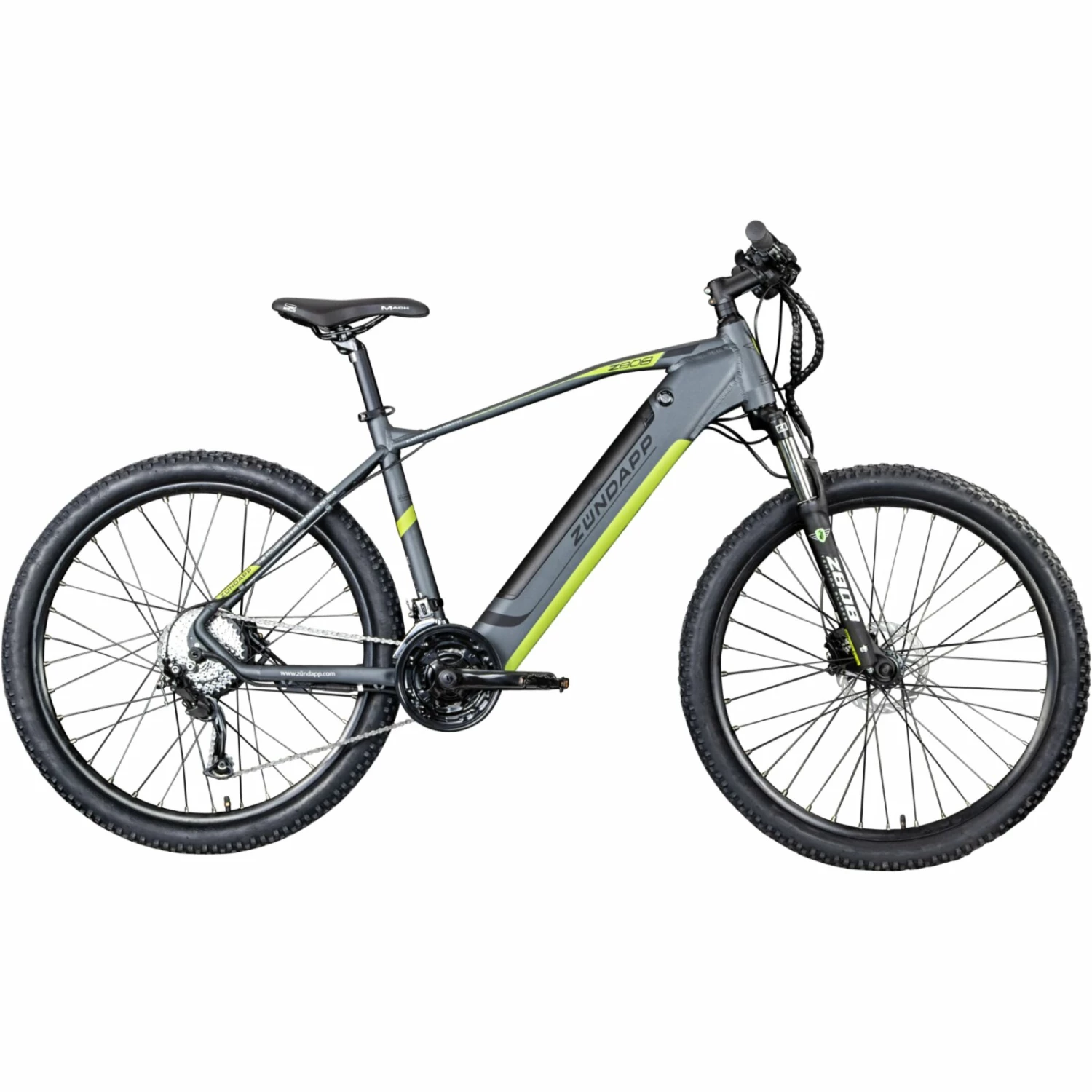 Schlussverkauf 🌟 Zündapp Elektro Mountainbike Z808 - grau-grün - 48 cm 👏 4 Schlussverkauf 🌟 Zündapp Elektro Mountainbike Z808 - grau-grün - 48 cm 👏 – Bild 2