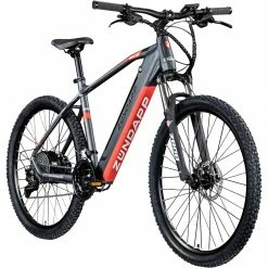 Großhandel 🌟 Zündapp Elektro Mountainbike Z808 - grau-rot - 48 cm 🔥