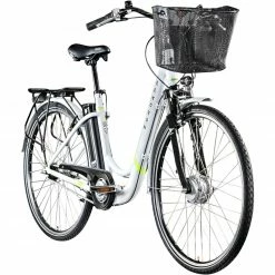 Schlussverkauf 🛒 Zündapp Elektro Damenrad Z517 - weiß-gelb - 48 cm Rahmenhöhe ❤️