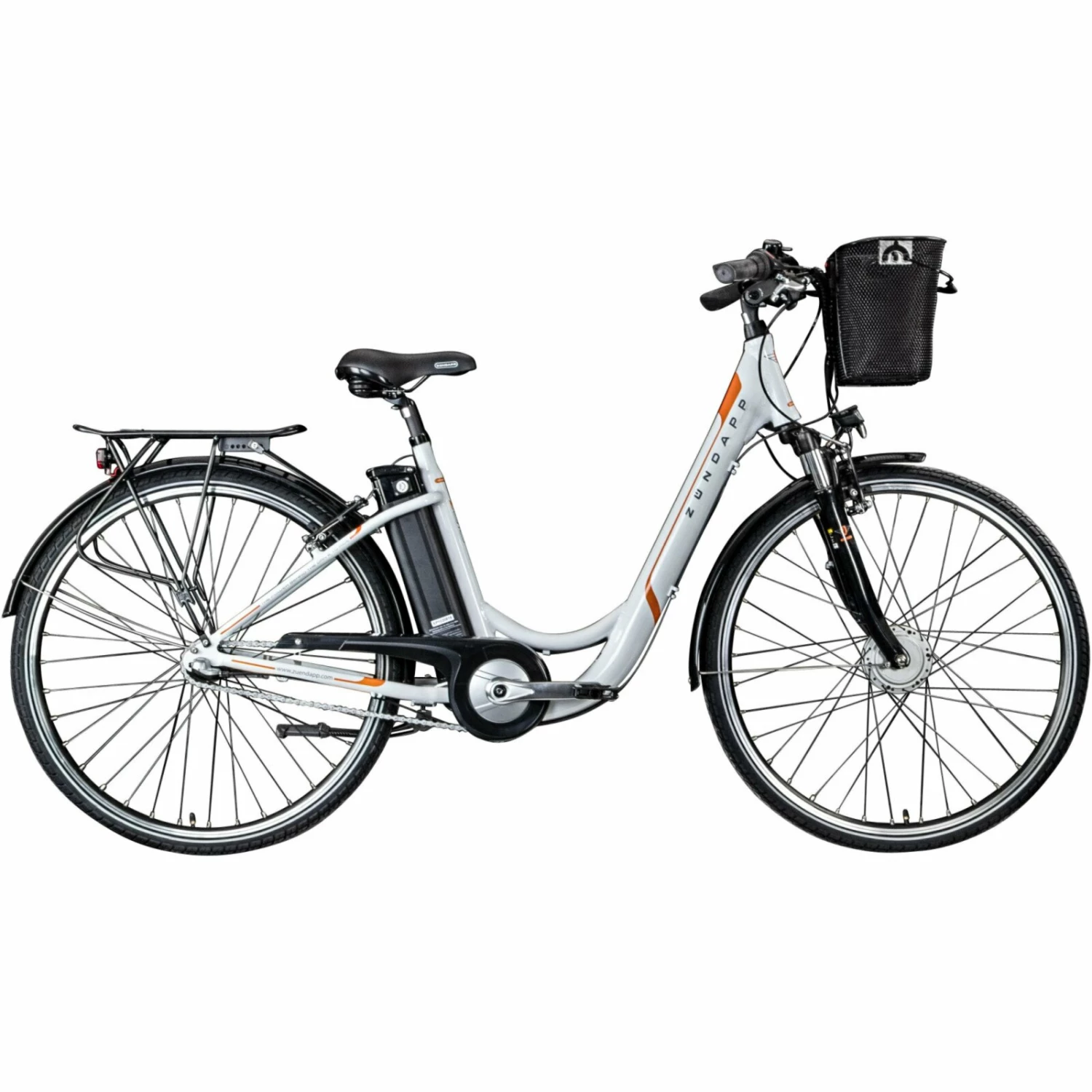 Billig 💯 Zündapp Elektro Damenrad Z510 - weiß-orange - 48 cm Rahmenhöhe 😉 4 Billig 💯 Zündapp Elektro Damenrad Z510 - weiß-orange - 48 cm Rahmenhöhe 😉 – Bild 2