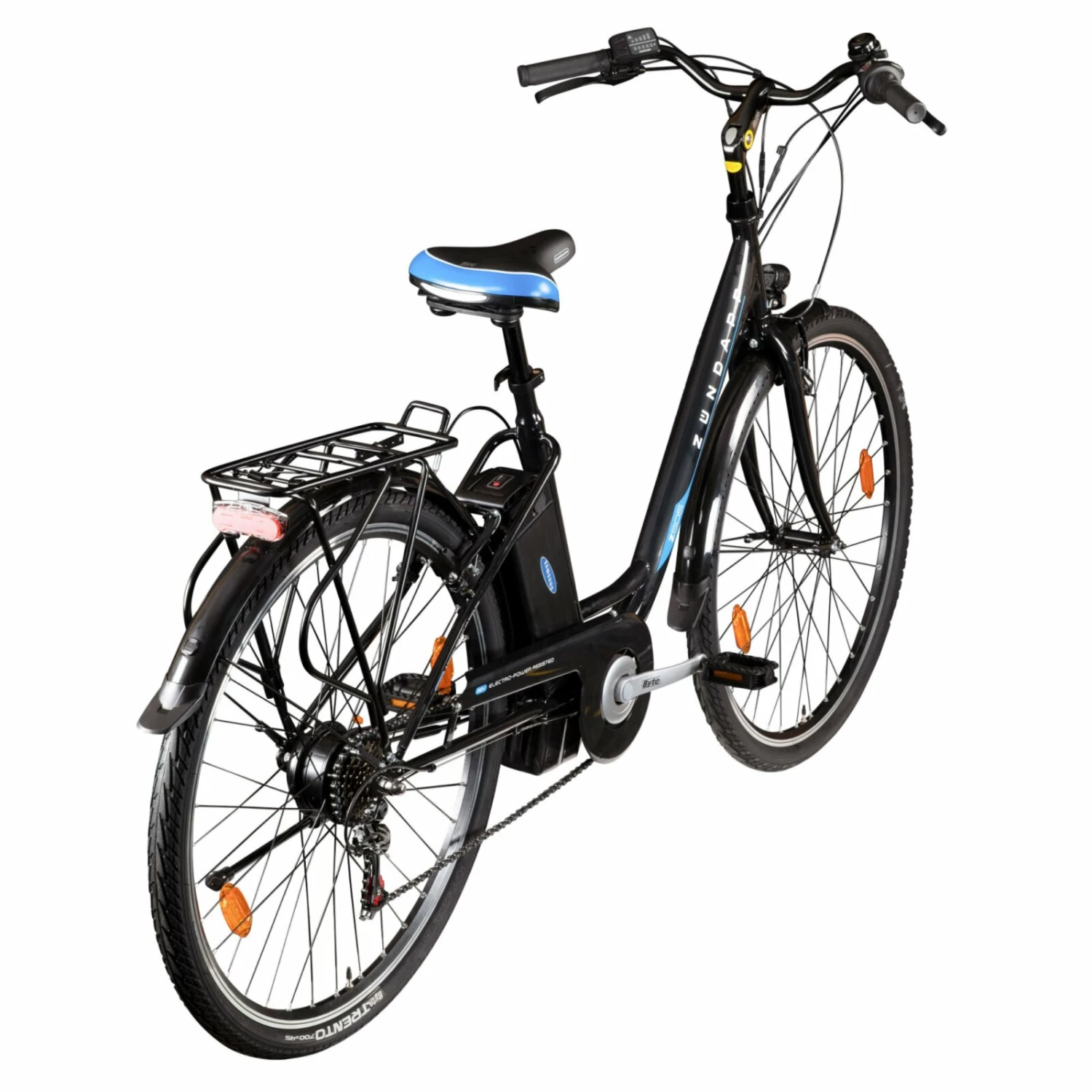 Brandneu 🌟 Zündapp Elektro Cityrad Z505 - schwarz-blau - 48 cm Rahmenhöhe 😀 5 Brandneu 🌟 Zündapp Elektro Cityrad Z505 - schwarz-blau - 48 cm Rahmenhöhe 😀 – Bild 3