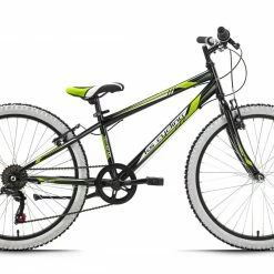 Billig 😉 KS Cycling Kinder-Mountainbike SCRAWLER 24'' - schwarz - 31 cm Rahmenhöhe 🎁