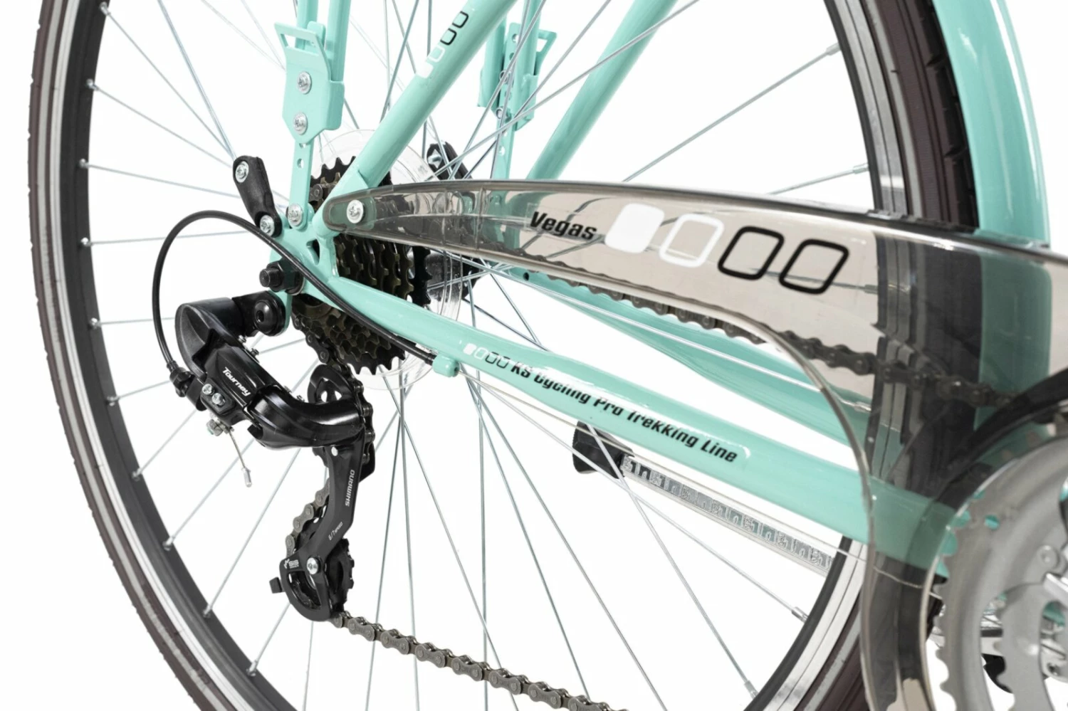 Bestpreis 😉 KS Cycling Damen-Trekkingrad 28'' VEGAS - türkis - Rahmenhöhe 48 cm 😍 6 Bestpreis 😉 KS Cycling Damen-Trekkingrad 28'' VEGAS - türkis - Rahmenhöhe 48 cm 😍 – Bild 4
