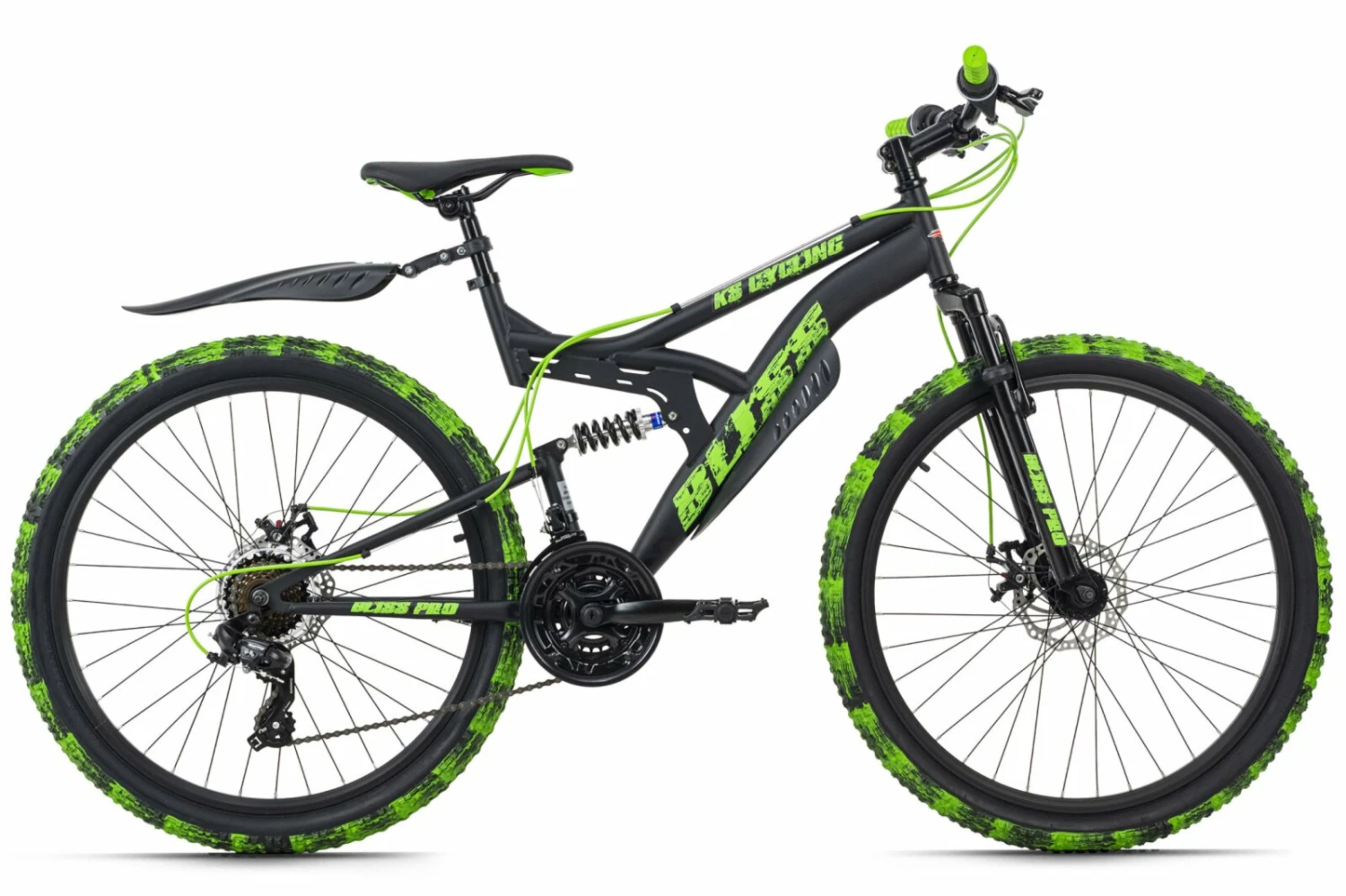 Am billigsten 🤩 KS Cycling Mountainbike FULLY 26'' BLISS PRO - schwarz-grün - 46 cm Rahmenhöhe 🧨 3 Am billigsten 🤩 KS Cycling Mountainbike FULLY 26'' BLISS PRO - schwarz-grün - 46 cm Rahmenhöhe 🧨