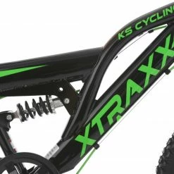 Blitzangebot 🥰 KS Cycling Kinder-Mountainbike FULLY XTRAXX 20'' - schwarz-grün - 30 cm Rahmenhöhe 🎉 -Angebote Garten Store 9005011200 04 1600Wx1600H