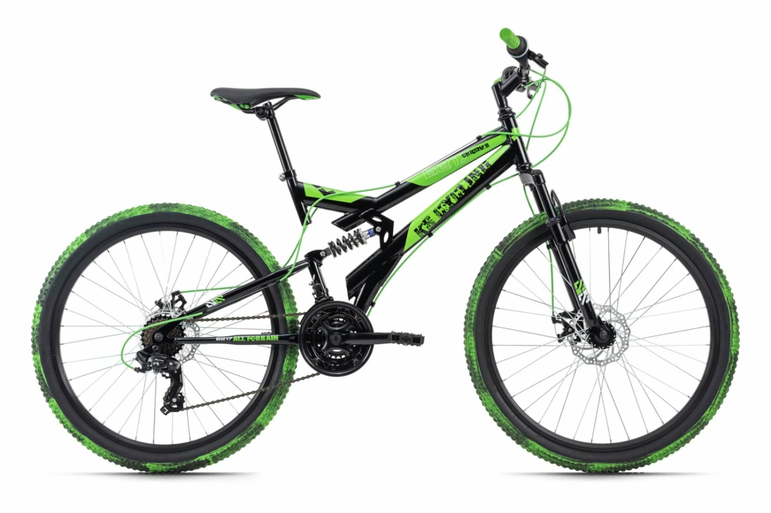 Bester Verkauf 🛒 KS Cycling Mountainbike FULLY 26'' CRUSHER - schwarz-grün - 44 cm Rahmenhöhe 👍 3 Bester Verkauf 🛒 KS Cycling Mountainbike FULLY 26'' CRUSHER - schwarz-grün - 44 cm Rahmenhöhe 👍