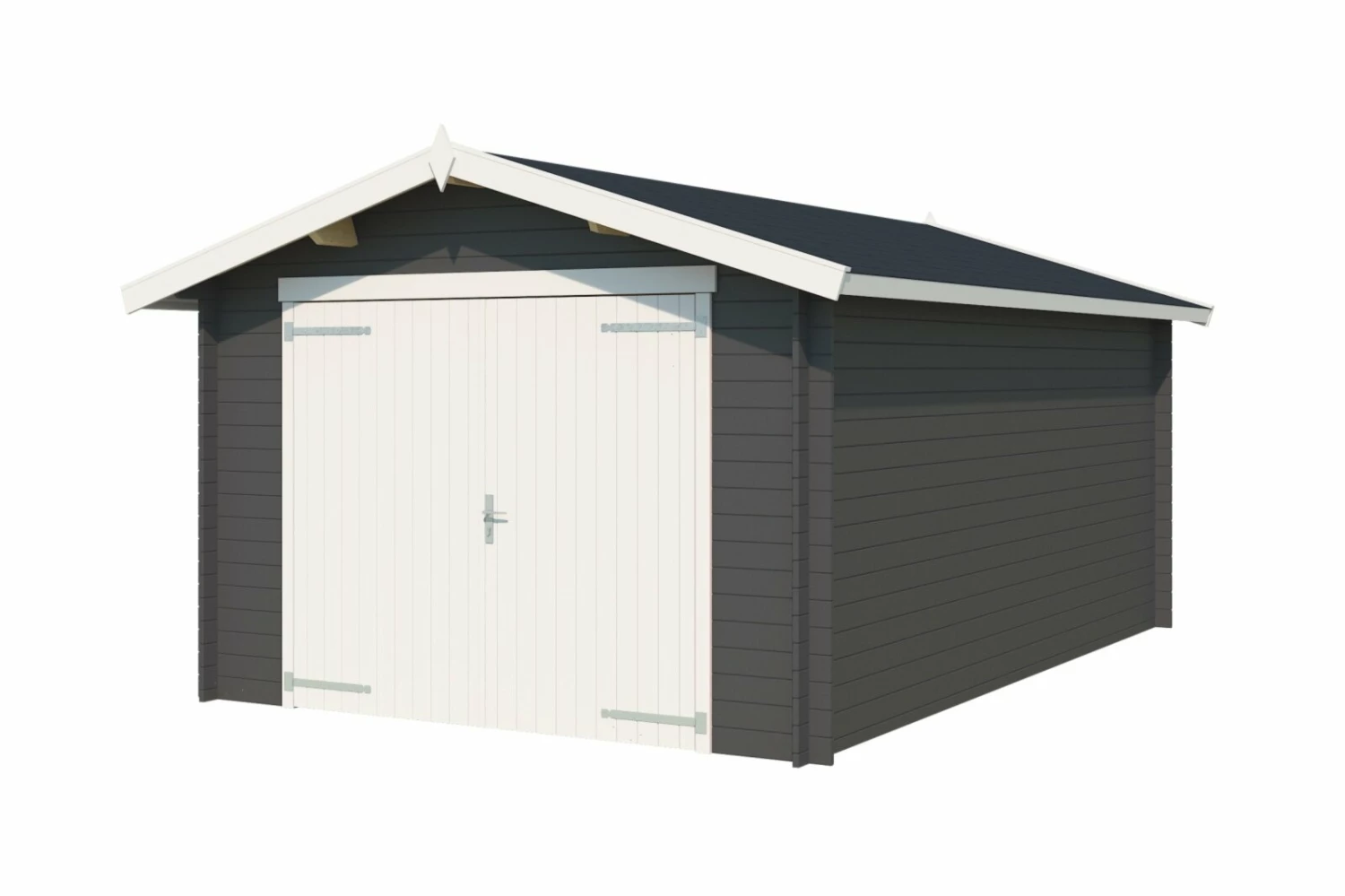 Bestpreis 🔥 Gartenhaus MAURITIUS 28 - carbongrau - Fichte massiv - 330x510 cm 🎁 4 Bestpreis 🔥 Gartenhaus MAURITIUS 28 - carbongrau - Fichte massiv - 330x510 cm 🎁 – Bild 2