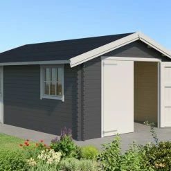 Top 10 🎁 Blockbohlengarage YARIK - carbongrau - 380x540 cm 🧨