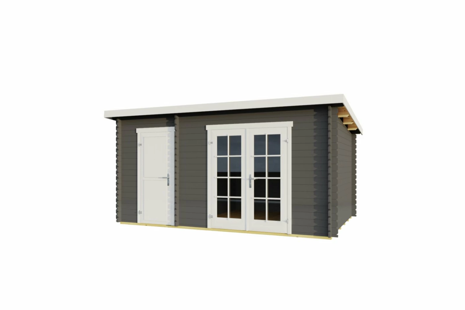 Neu 🧨 Gartenhaus BELMONT 1 - carbongrau - Fichte massiv - 380x250 cm 😉 4 Neu 🧨 Gartenhaus BELMONT 1 - carbongrau - Fichte massiv - 380x250 cm 😉 – Bild 2