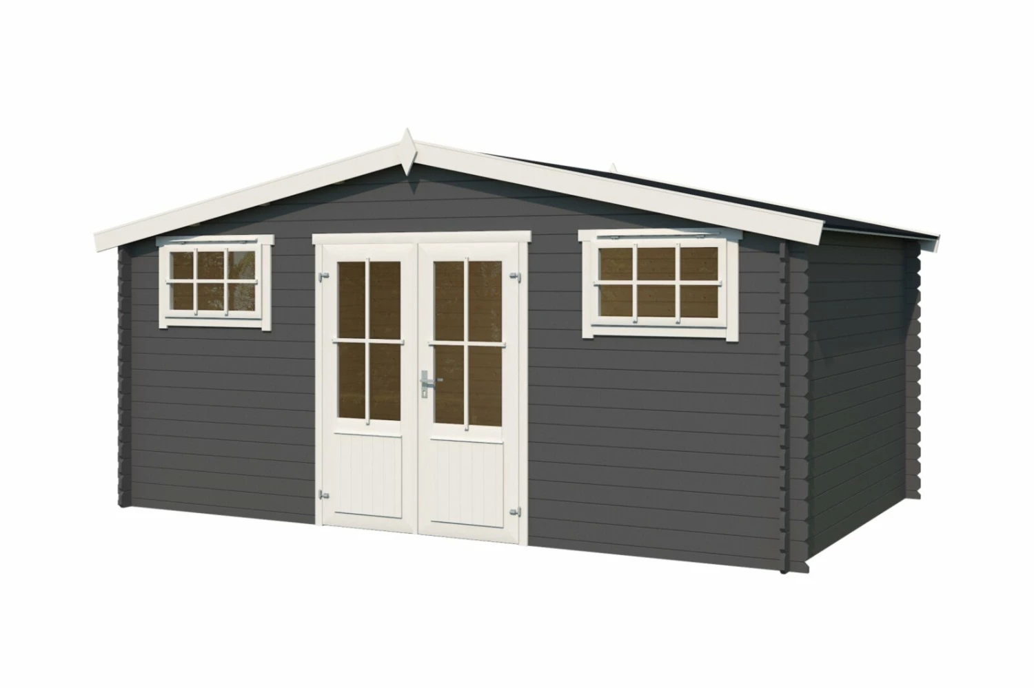 Am billigsten 🧨 Gartenhaus BOSTON - carbongrau - Fichte massiv - 480x292 cm 🤩 4 Am billigsten 🧨 Gartenhaus BOSTON - carbongrau - Fichte massiv - 480x292 cm 🤩 – Bild 2