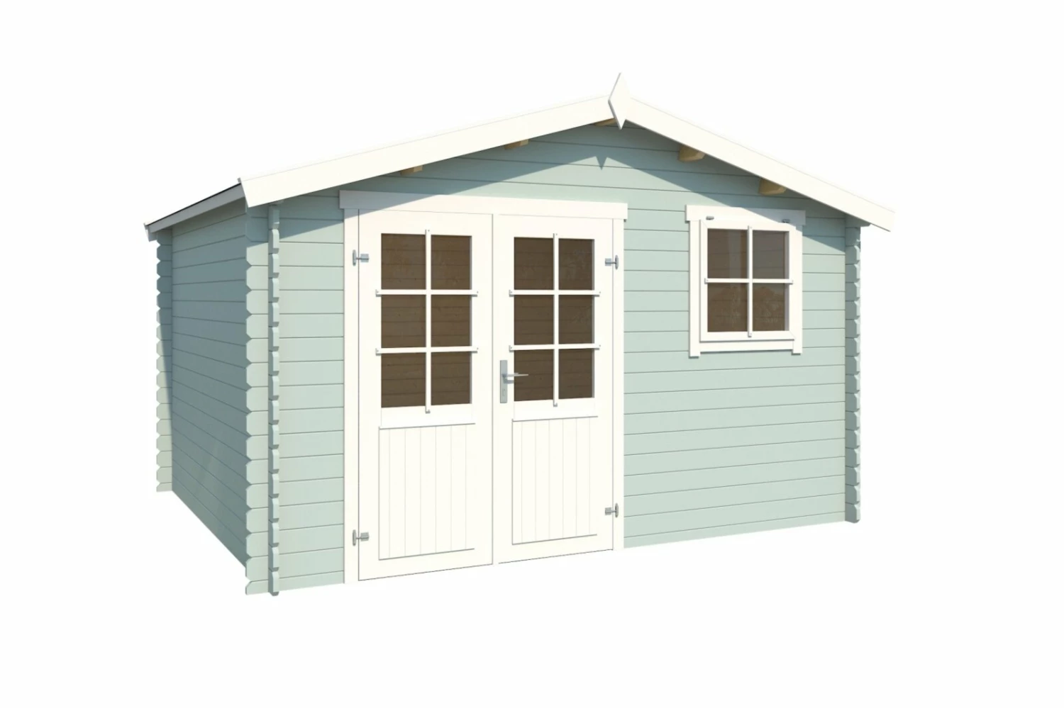 Besorgen 🛒 Gartenhaus EBRO B - gletschergrün - Fichte massiv - 360x300 cm 👏 4 Besorgen 🛒 Gartenhaus EBRO B - gletschergrün - Fichte massiv - 360x300 cm 👏 – Bild 2