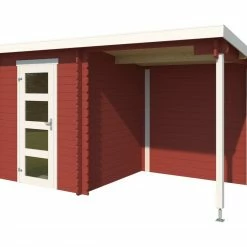 Bestpreis 😀 Gartenhaus JELLE PLUS - schwedenrot - Fichte massiv - 370x175 cm 👏 7 Bestpreis 😀 Gartenhaus JELLE PLUS - schwedenrot - Fichte massiv - 370x175 cm 👏 -Angebote Garten Store 9005058000 02 1600Wx1600H