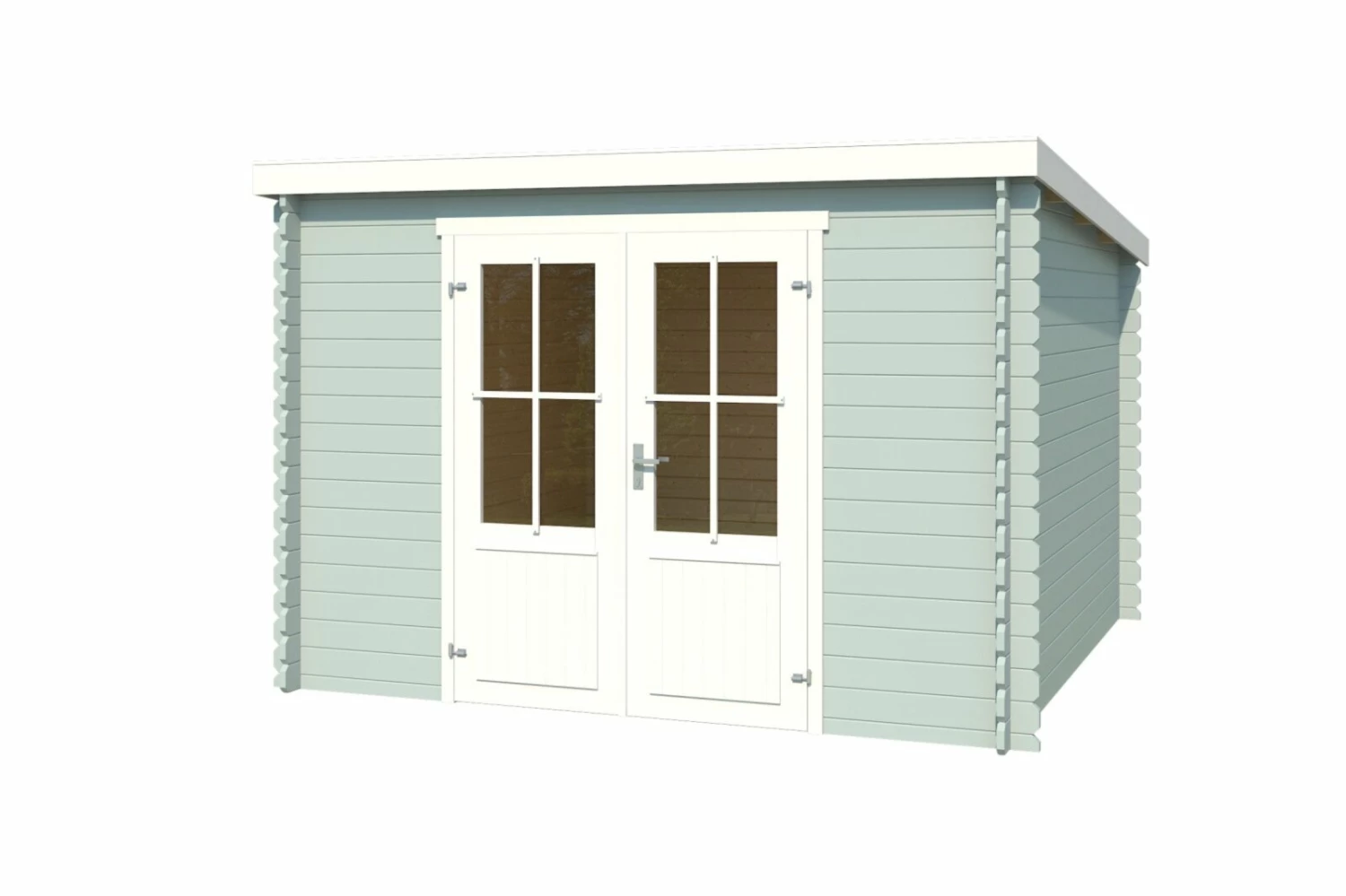 Billig 🥰 Gartenhaus MIAMI - gletschergrün - Fichte massiv - 292x292 cm 🎉 4 Billig 🥰 Gartenhaus MIAMI - gletschergrün - Fichte massiv - 292x292 cm 🎉 – Bild 2