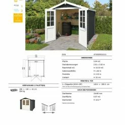 Budget ⌛ Gartenhaus MORAVA A - carbongrau - Fichte massiv - 230x230 cm 👏 -Angebote Garten Store 9005059300 03 1600Wx1600H