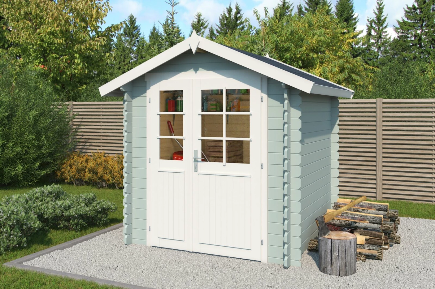 Top 10 😍 Gartenhaus MORAVA B - gletschergrün - Fichte massiv - 190x190 cm 🧨 3 Top 10 😍 Gartenhaus MORAVA B - gletschergrün - Fichte massiv - 190x190 cm 🧨