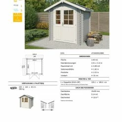 Besorgen ⭐ Gartenhaus MORAVA B - lichtgrau - Fichte massiv - 190x190 cm 🥰 8 Besorgen ⭐ Gartenhaus MORAVA B - lichtgrau - Fichte massiv - 190x190 cm 🥰 -Angebote Garten Store 9005059900 03 1600Wx1600H