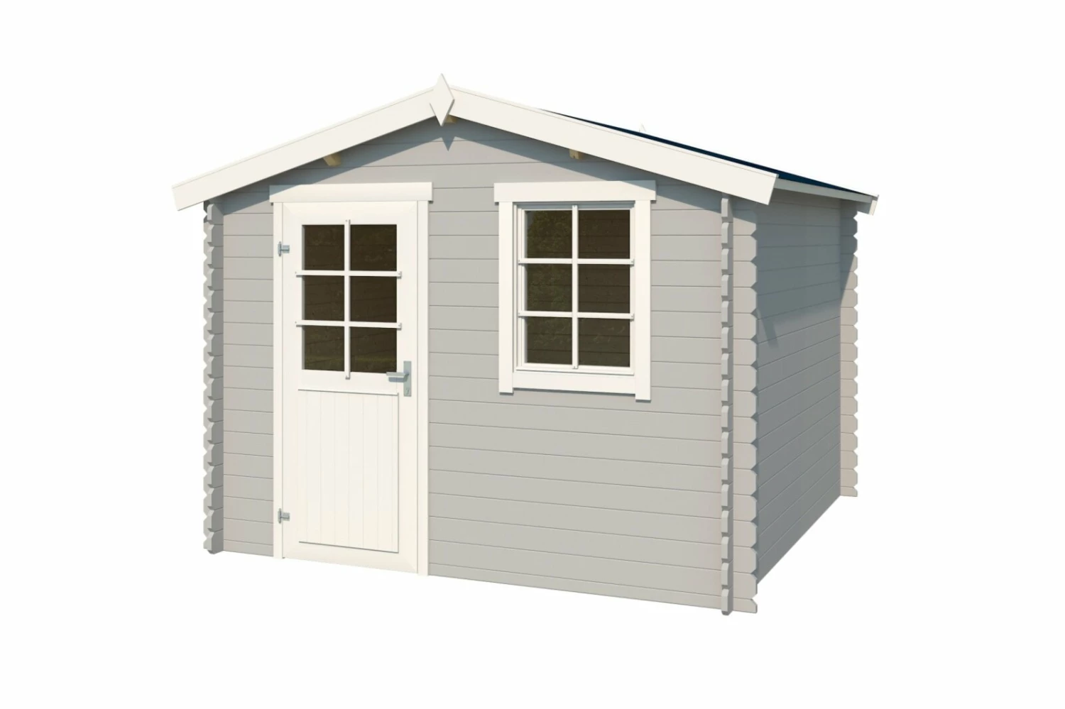 Am billigsten 😍 Gartenhaus NINA - lichtgrau - Fichte massiv - 275x175 cm 😉 4 Am billigsten 😍 Gartenhaus NINA - lichtgrau - Fichte massiv - 275x175 cm 😉 – Bild 2