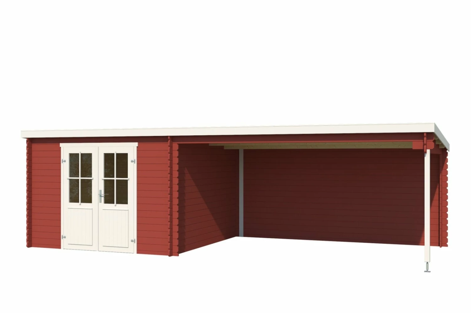 Neu 👏 Gartenhaus ST LOUIS - schwedenrot - Fichte massiv - 701x292 cm 🌟 4 Neu 👏 Gartenhaus ST LOUIS - schwedenrot - Fichte massiv - 701x292 cm 🌟 – Bild 2