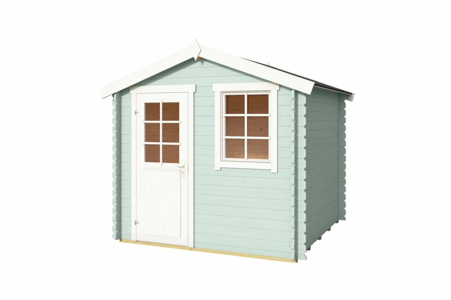 Coupon ❤️ Gartenhaus WELS 2 - gletschergrün - Fichte massiv - 230x230 cm 🎁 4 Coupon ❤️ Gartenhaus WELS 2 - gletschergrün - Fichte massiv - 230x230 cm 🎁 – Bild 2